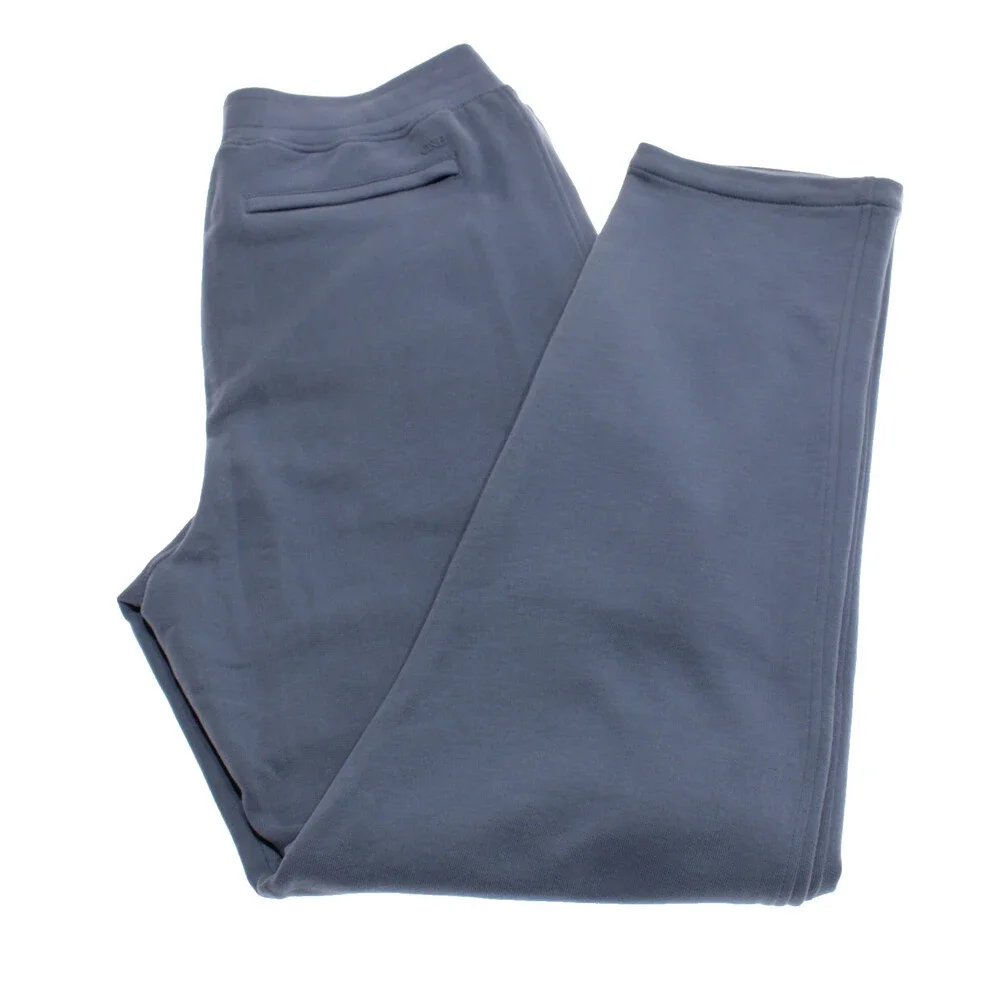 Orchard & Broome NWT Jogger Sweatpants Size L Clinton in Denim Blue Cotton